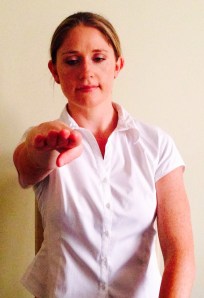 Starting position for the Forearm Extensors stretch