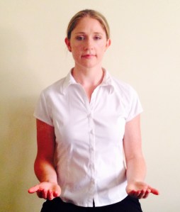 Start position for postural reset